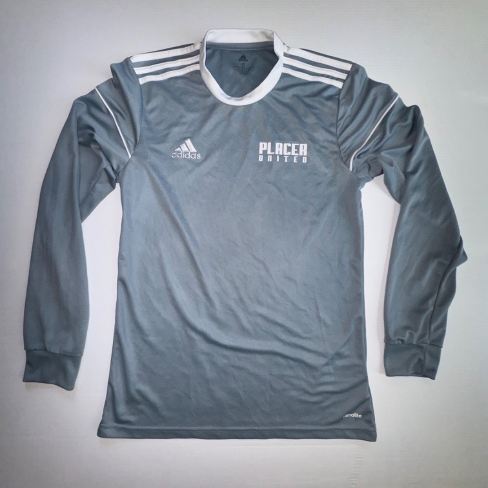 Placer United Gray Athletic Long Sleeve Shirt (S)